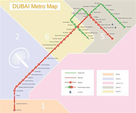 Metro v Dubaji: zaujímavosti a fakty